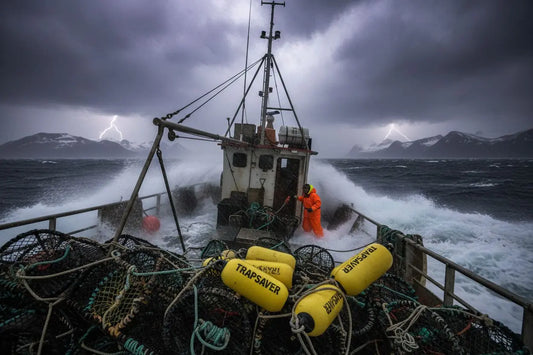 Ekstremvær Amy 2025 rammer kystområder – illustrerer sårbarheten i fisket og behovet for sikring av utstyr