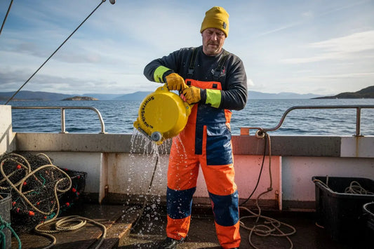 Fisker henter stor fangst fra dypet med SnurreSniken™ automatisk taukveile – effektiv håndtering av tunge fisk