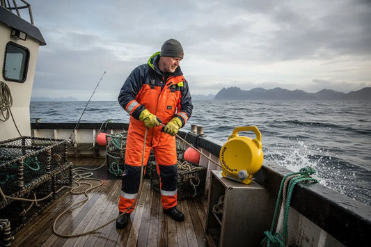 Fisker med SnurreSniken™ passiv fiskemetode – spar tid mens utstyret jobber for deg