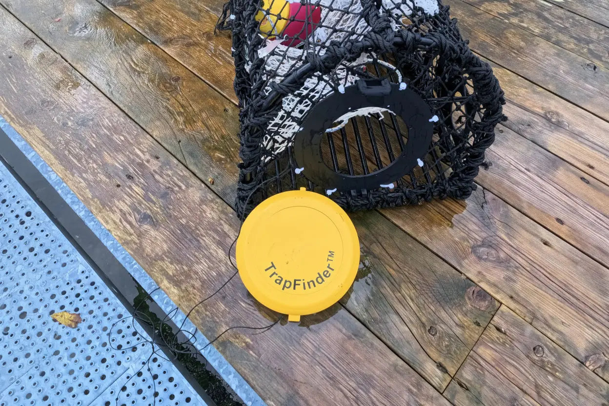 TrapFinder montert på teine utløst